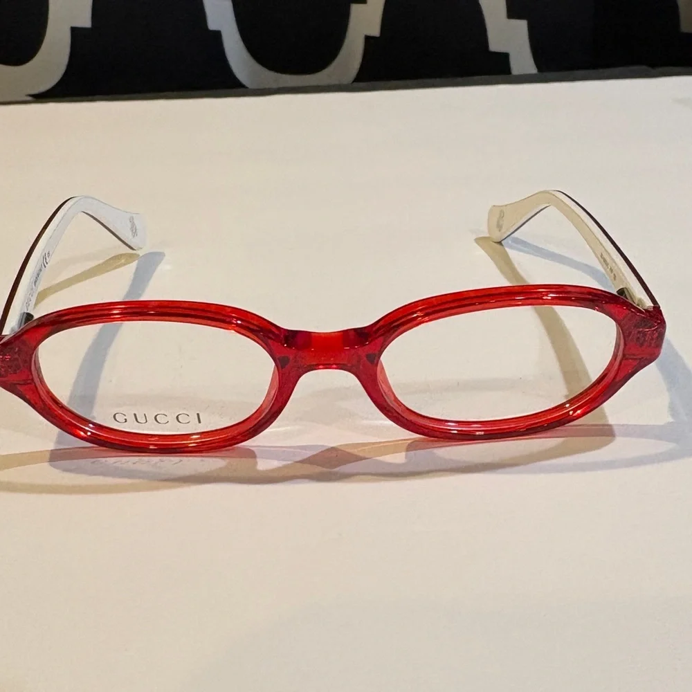 Gucci Kids Red Glasses - Picture 3 of 5